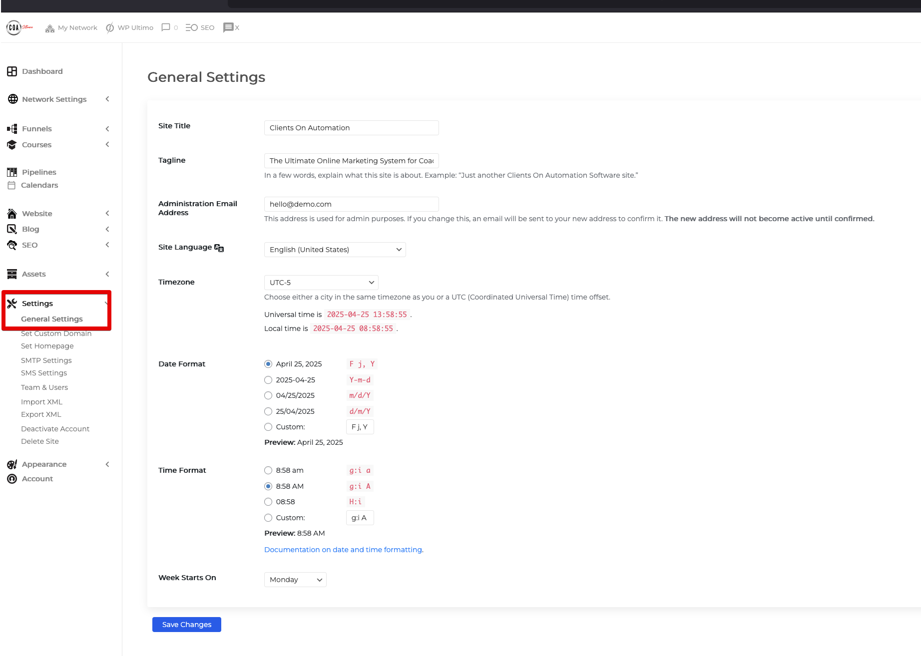 Monosnap General Settings ‹ Clients On Automation — WordPress 2025-04-25 21-59-06