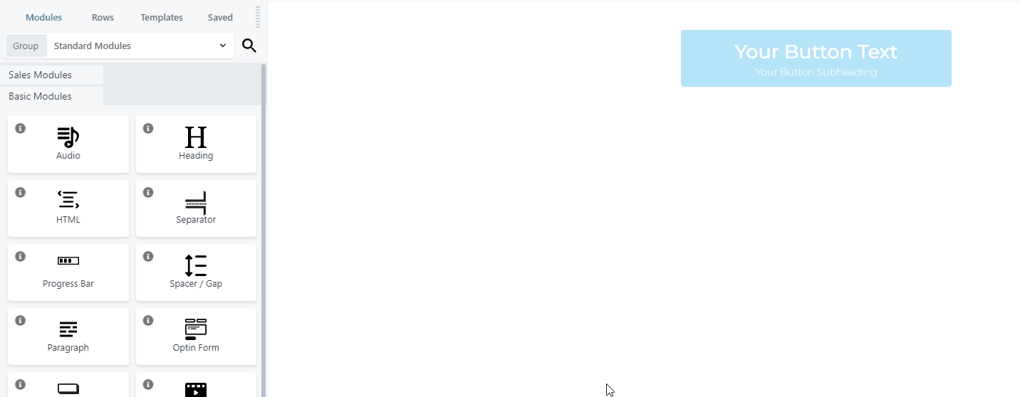 Add text and icon to your button