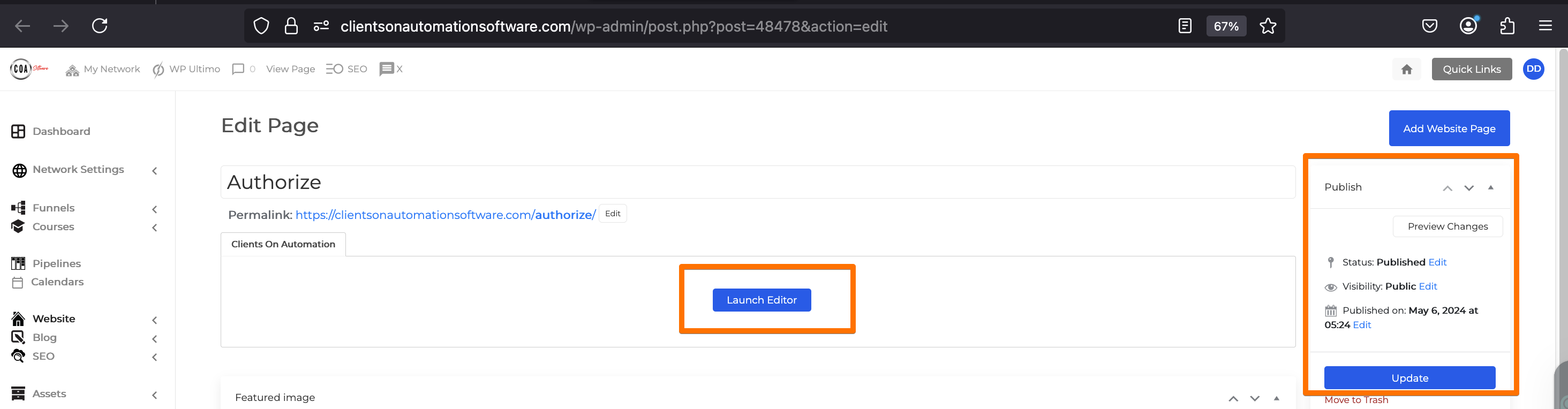 Monosnap Edit Page “Authorize” ‹ Clients On Automation — WordPress 2025-04-23 19-57-11